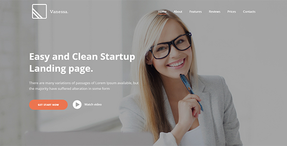 Vanessa - Drupal 8 - Easy Startup App Landing Page Theme