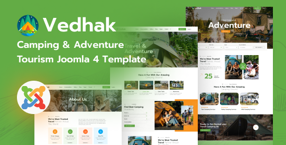Vedhak - Adventure Tours and Travel Joomla 4 Template