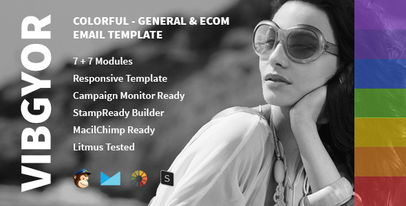 Vibgyor - Multipurpose Creative Email Template icon