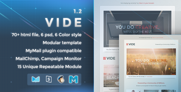 Vide - Responsive Email Template icon