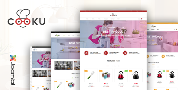 Vina Cooku - Clean, Simple VirtueMart Joomla Template icon
