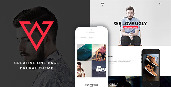 Viska - Creative One Page Drupal Theme icon
