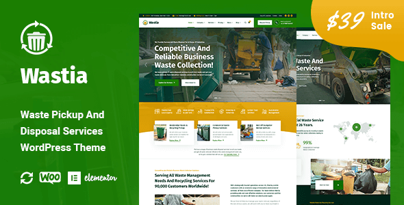 Wastia - Waste Pickup And Disposal Services WordPress Theme icon