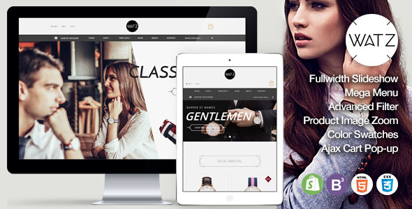 Watch Store Responsive Shopify Theme - WATZ icon