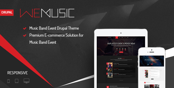 WeMusic - Music Band Event Drupal Theme icon