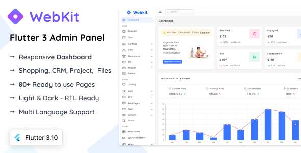 WebKit - Flutter Admin Panel icon