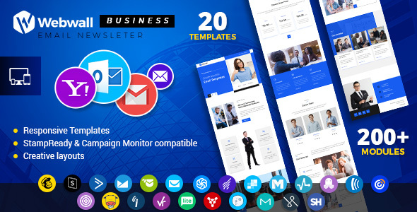 Webwall - Business Responsive Email Newsletter - V14 icon