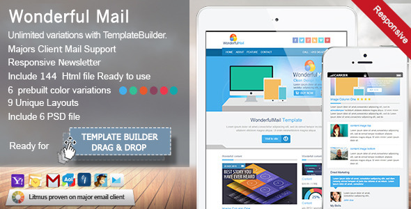 WonderfulMail - Responsive Email Template icon