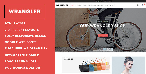 Wrangler - Fashion Store Responsive OpenCart Theme icon