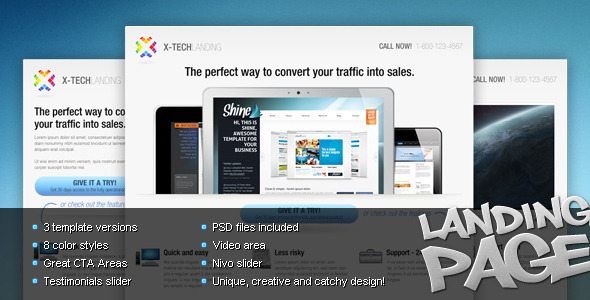 X-Tech Landing Page icon