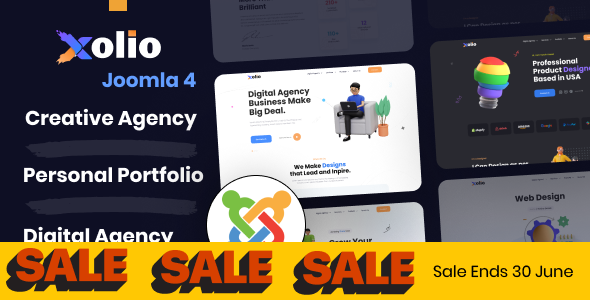 Xolio - Creative Agency & Portfolio Joomla 4 Template icon