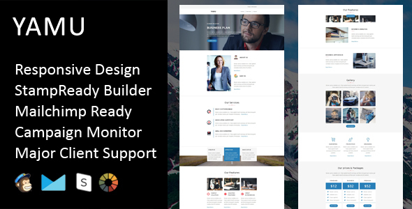 Yamu - Multipurpose Responsive Email Template + Stampready Builder icon
