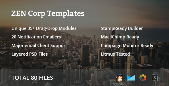 ZEN Corp Responsive Email Notifications & Newsletter templates icon