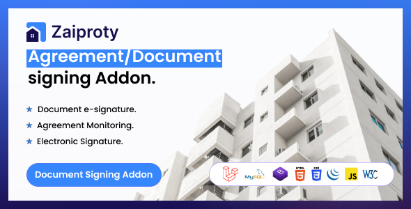 Zaiproty - Agreement/Document signing Addon. icon