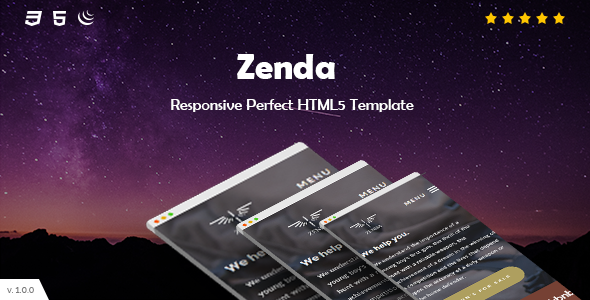 Zenda - Onepage HTML Template icon