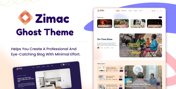 Zimac - Personal Ghost Theme for Bloggers icon