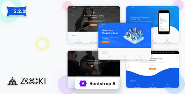Zooki - Bootstrap 5 Landing Page Template icon