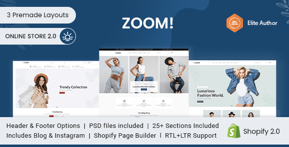 Zoom - Fashion & Clothing Prestashop Theme icon