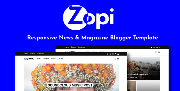 ZopiMag - Responsive News & Magazine Blogger Template icon