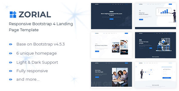 Zorial - Landing Page Template icon