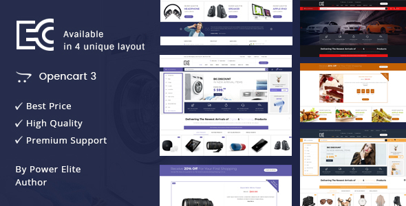 eCode - Multipurpose OpenCart 3 Theme icon