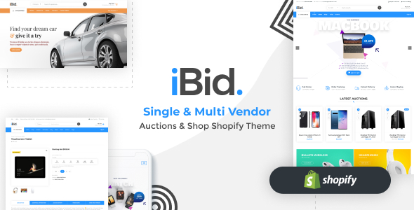 iBid - Single & Multi Vendor Auctions Shopify Theme icon
