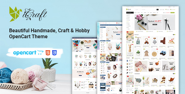 iCraft - Handmade, Craft & Hobby Minimal OpenCart Theme icon