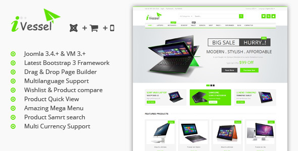 iVissel - MultiPurpose Responsive Virtuemart Joomla Template icon