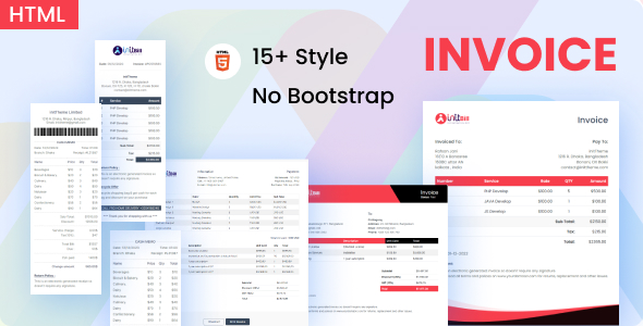 initBill - invoice & Receipt HTML Template icon