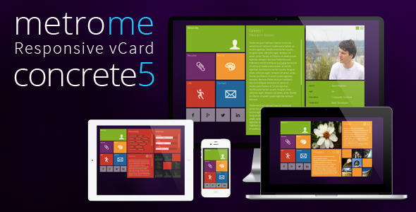 metroMe - Concrete5 Responsive vCard Theme icon