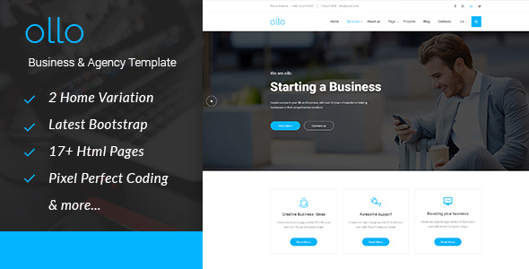 ollo Business & Agency Drupal Theme icon