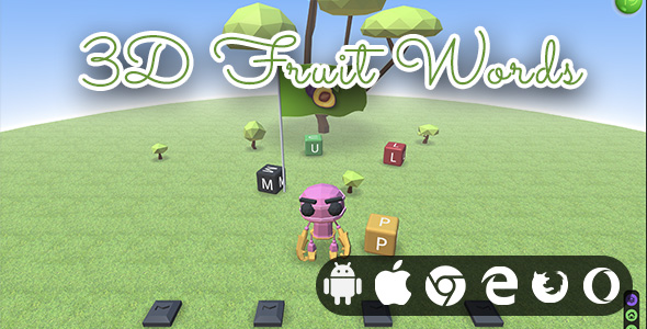 3D Fruit Words - Cross Platform Educational Game icon