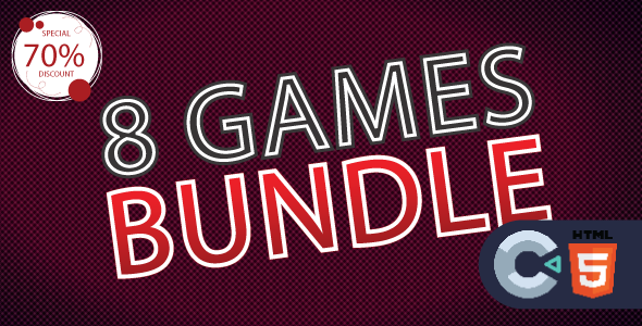 8 Games bundle - HTML5 - Construct 3 icon