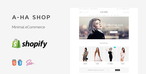 A-ha Clean & Minimal Shopify Theme (Sections Ready) icon