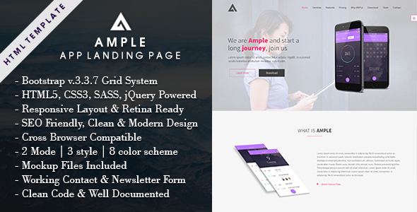 AMPLE - All In One App Landing Page icon