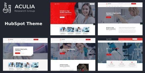 Aculia | Laboratory & Research HubSpot Theme icon
