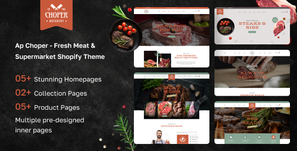 Ap Chopper - Fresh Meat & Supermarket Shopify Theme icon