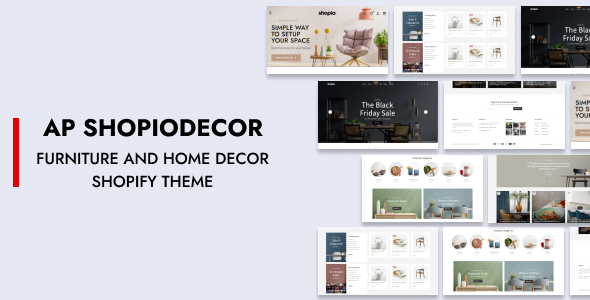 Ap Shopiodecor - Furniture And Home Decor Shopify Theme icon