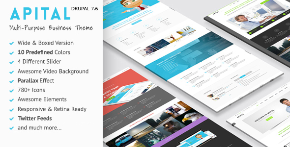 Apital - Ultra Premium Business Drupal 7 Theme icon