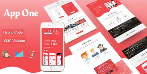 App One - Mobile App Email Template icon