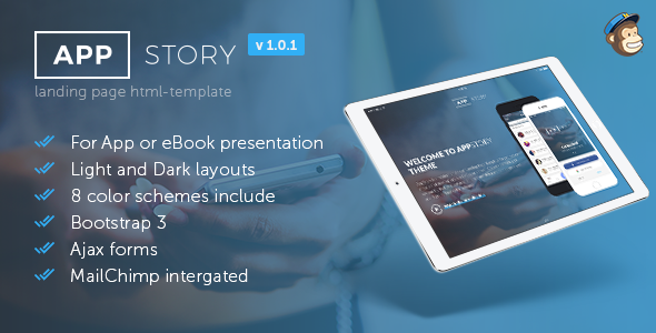 AppStory - Mobile App & e-Book Landing Page icon