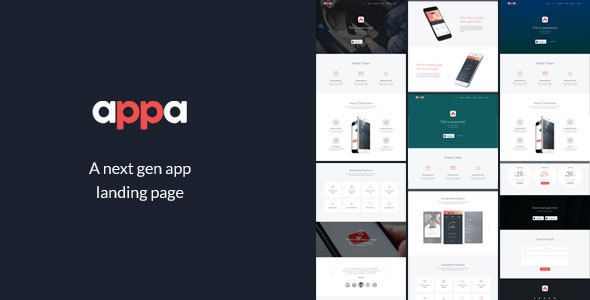 Appa - A Next Gen App Landing Page icon