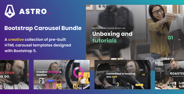 Astro | Full-screen Bootstrap Carousel Bundle icon