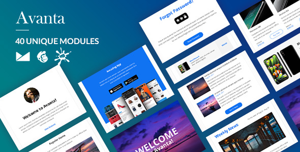 Avanta Email-Template + Online Builder icon