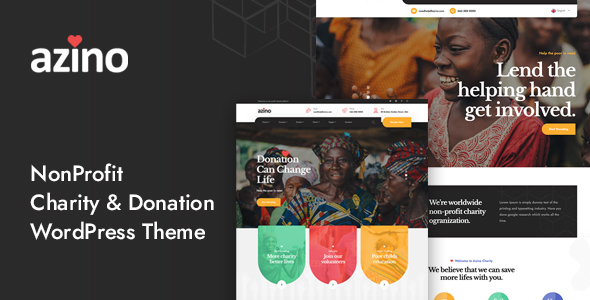 Azino - Charity & Fundraising WordPress Theme icon