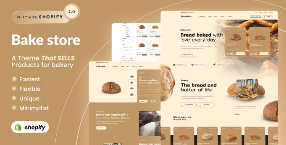 Bake Store - Cakes and Sweets Store Shopify 2.0 Theme icon