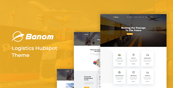 Banom - Logistic HubSpot Theme icon
