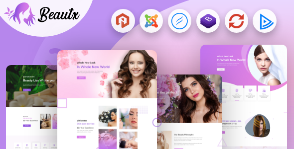 Beautx - Spa Salon & Cosmetic Shop Joomla Template icon