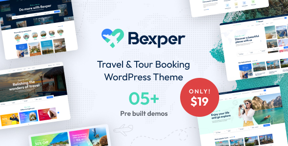 Bexper - Travel & Tour Booking WordPress Theme icon