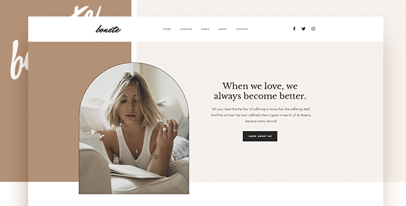 Bonete - Personal Blog HubSpot Theme icon